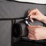 Skostativ Max Home Sort Gr� Metal Tekstil 60 X 90 X 30 CM (6 enheder) #4