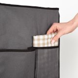 Skostativ Max Home Sort Gr� Metal Tekstil 60 X 90 X 30 CM (6 enheder) #6