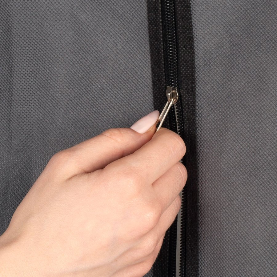 Skostativ Max Home Sort Gr� Metal Tekstil 60 X 90 X 30 CM (6 enheder) #7