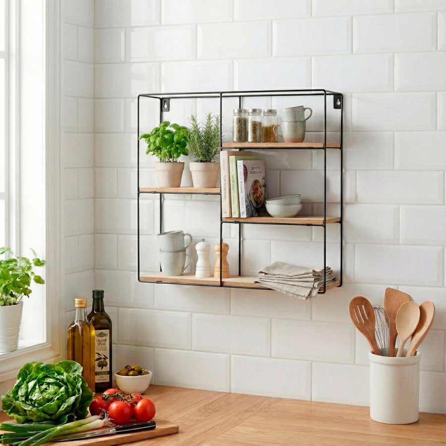 Knager�kke Max Home Jern Tr� MDF (6 enheder) #3