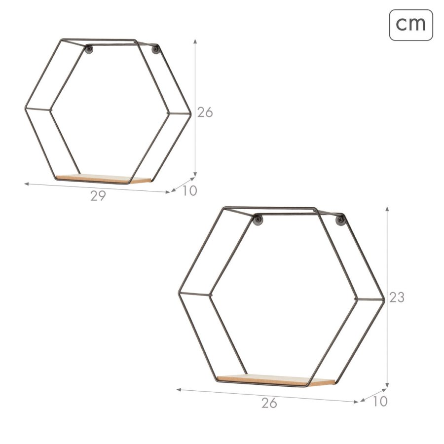 Knager�kke Max Home Jern Tr� MDF (6 enheder) #5
