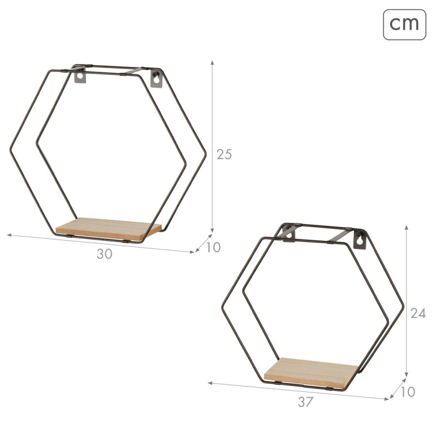 Knager�kke Max Home Jern Tr� MDF (6 enheder) #5