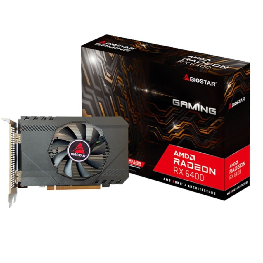 Grafikkort Biostar VA6406RA46 4 GB GDDR6 AMD Radeon RX 6400 #1