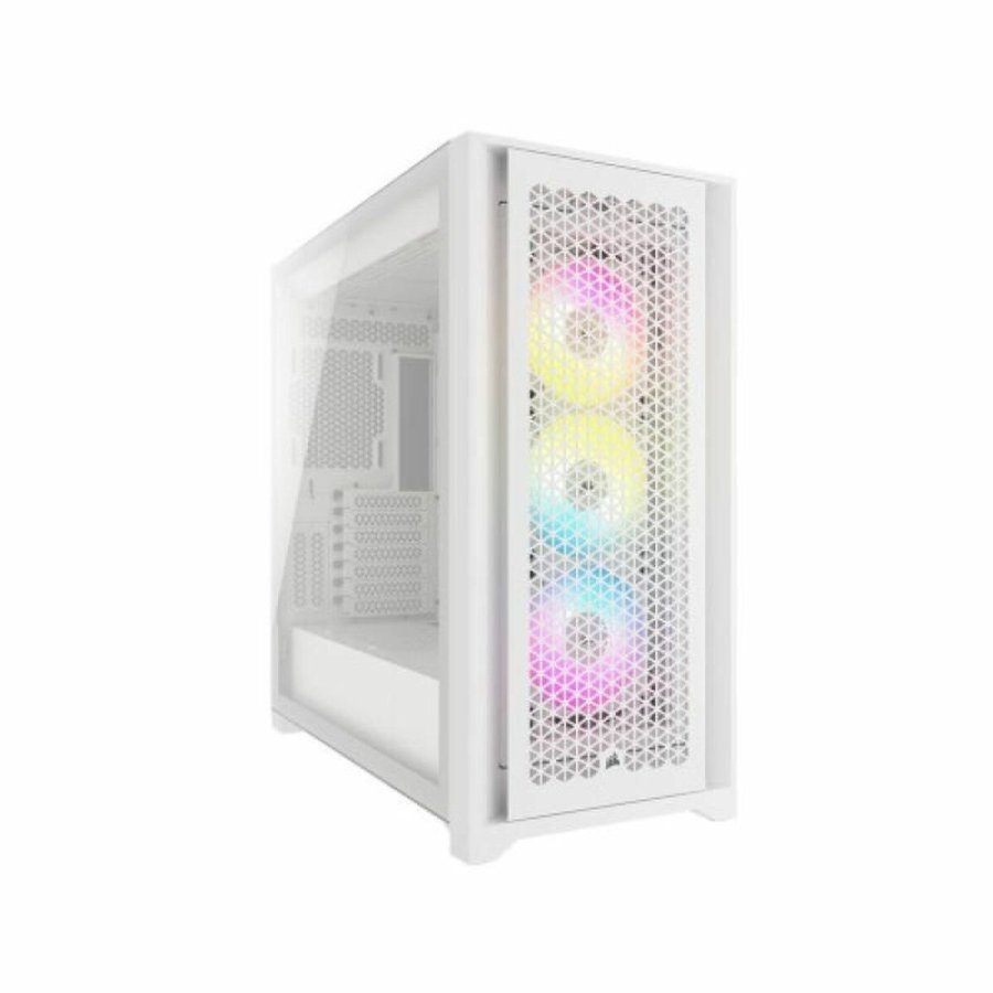 ATX Semi-t�rn kasse Corsair 5000D RGB Hvid Multifarvet #1