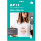 Printerpapir Apli 4128 10 Ark Hvid A4 Tekstil #1