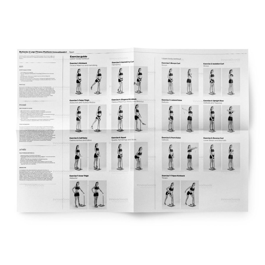 Fitness Platform til Balder og Ben med Trningsguide InnovaGoods #7