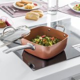 Copper 5 i 1 Multifunktionelt Stegepande St Coppans InnovaGoods 4 Dele #2
