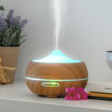 Aroma befugtningsapparat med flerfarvet LED Wooden-Effect InnovaGoods #9