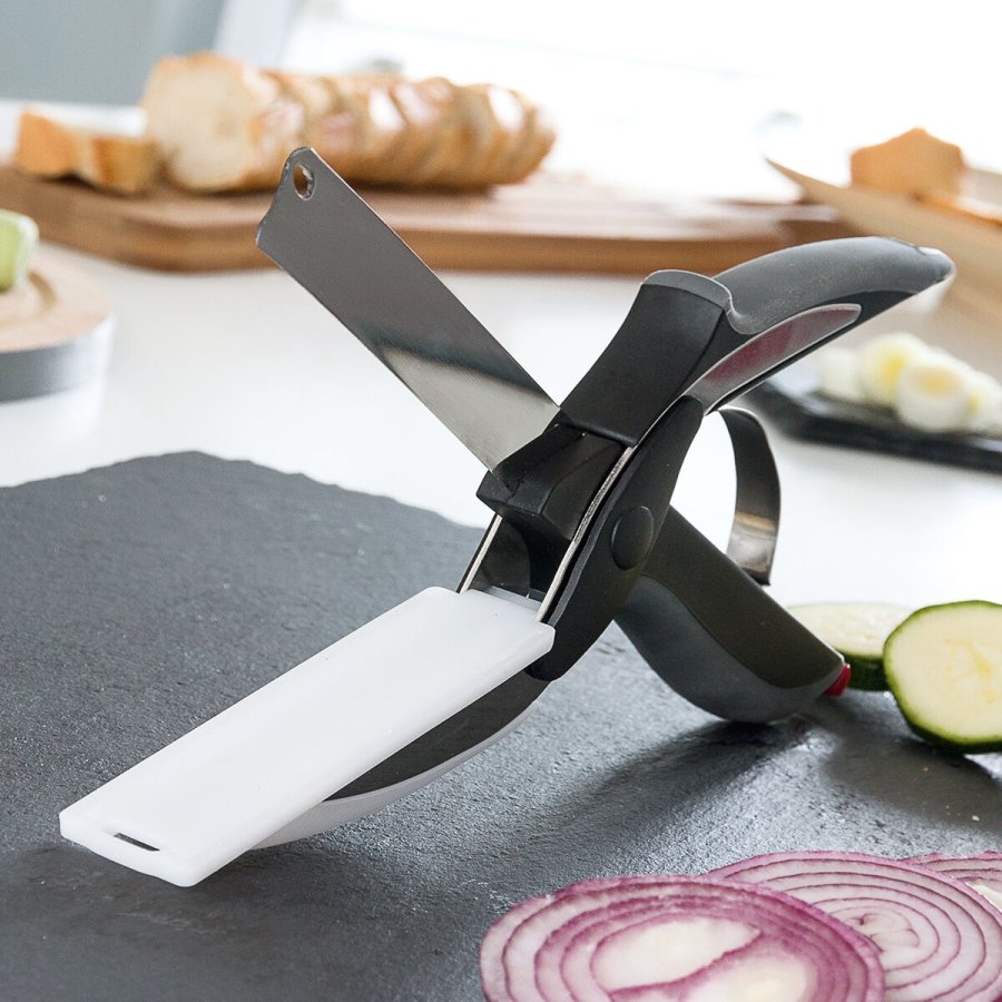 Kkken Kniv-Saks Med Integreret Mini Skrebrt Scible InnovaGoods #4