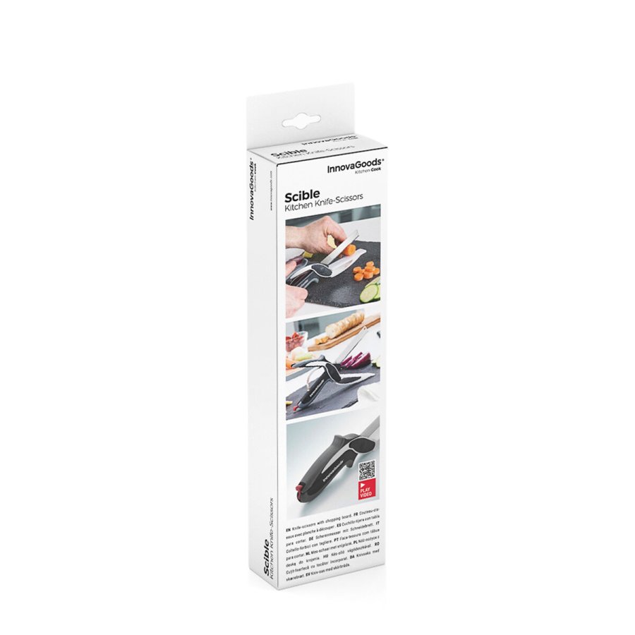 Kkken Kniv-Saks Med Integreret Mini Skrebrt Scible InnovaGoods #7