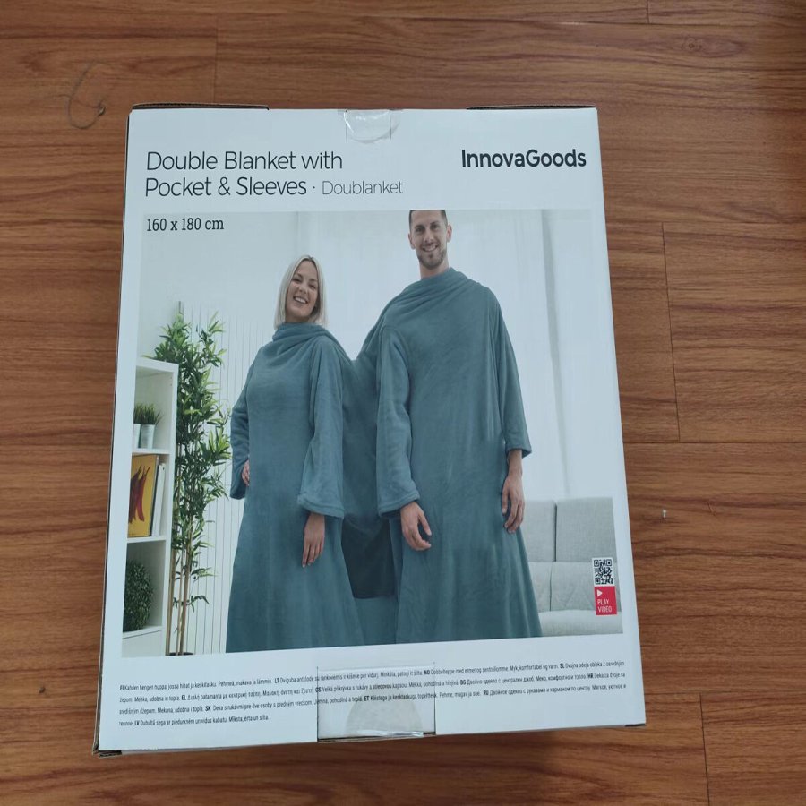 Dobbelt Krammetppe mede centreret lomme Doublanket InnovaGoods #3