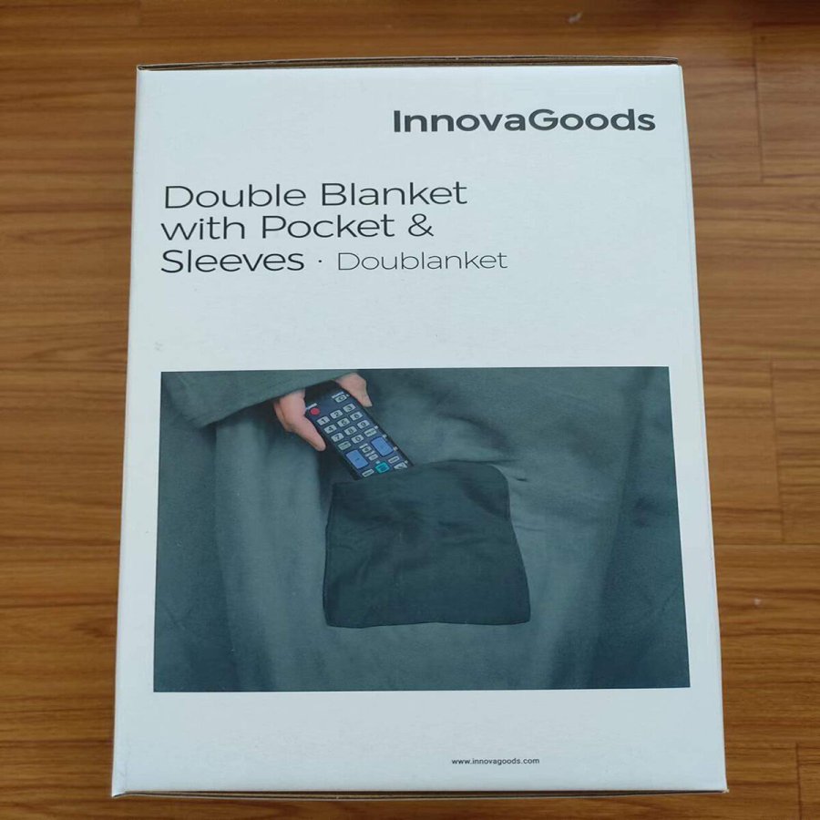 Dobbelt Krammetppe mede centreret lomme Doublanket InnovaGoods #5