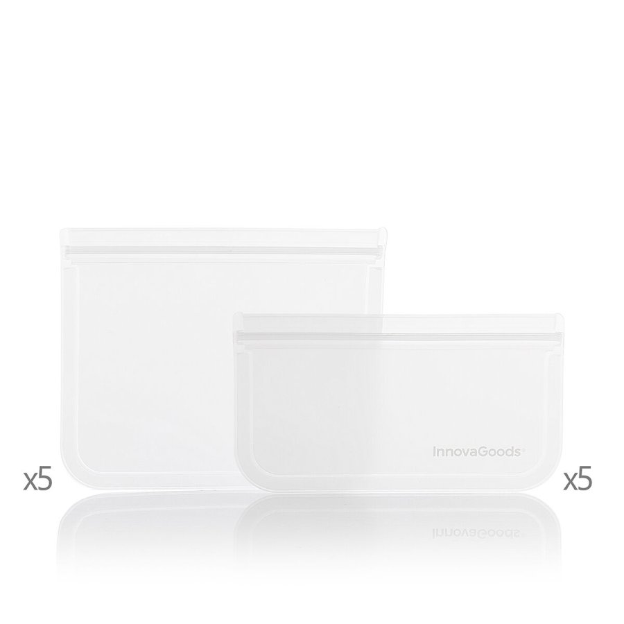 S�t med genanvendelige poser til f�devarer Freco InnovaGoods 10 Dele #7