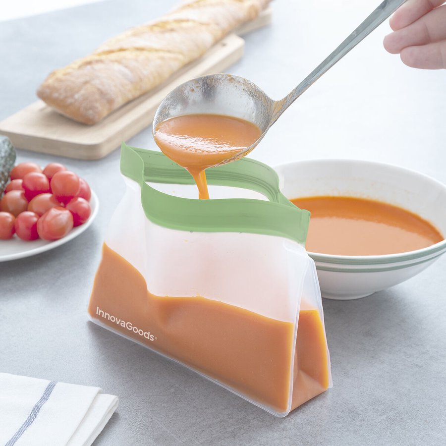 St med hermetiske genanvendelige poser Zags InnovaGoods 6 enheder #2