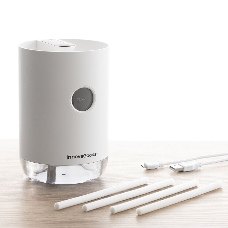 Genopladelig ultrasonisk befugtningsapparat Vaupure InnovaGoods #25