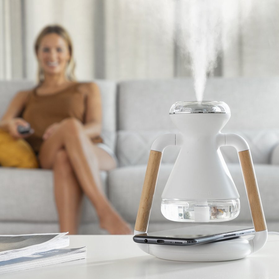 3-i-1 befugtningsapparat med aroma samt trdls oplader Misvolt InnovaGoods #25