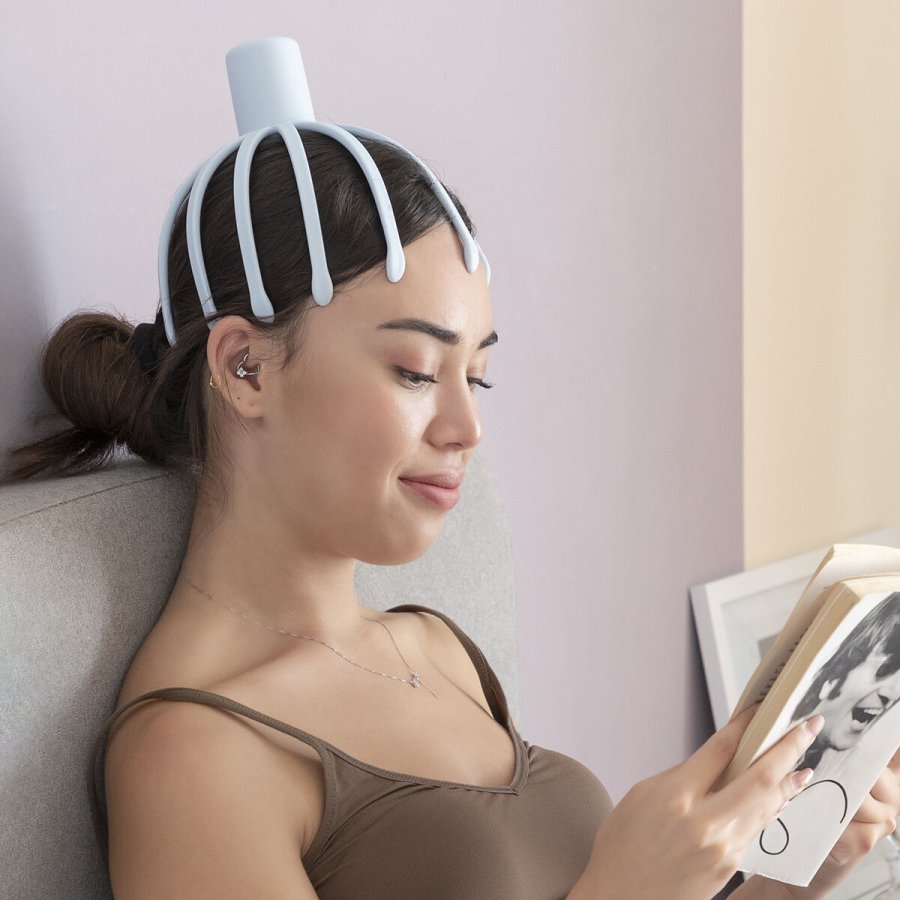 Massager med genopladeligt hoved Helax InnovaGoods #6