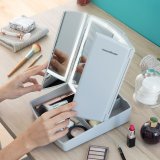 3-i-1 sammenklappeligt LED-spejl med makeup-organiser Panomir InnovaGoods #3
