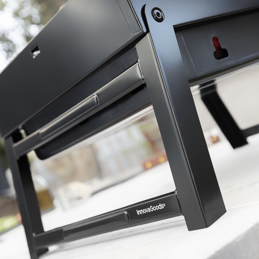 Fleksibel brbar grill til brug med trkul BearBQ InnovaGoods #17