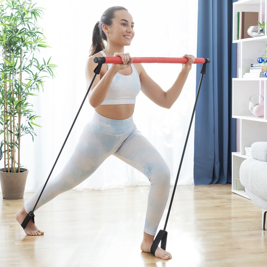 Fitness Bar med Resistance Bands og Motion Guide Resibar InnovaGoods #2