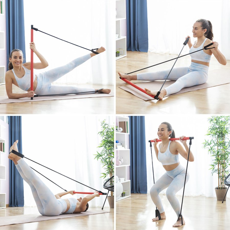 Fitness Bar med Resistance Bands og Motion Guide Resibar InnovaGoods #6