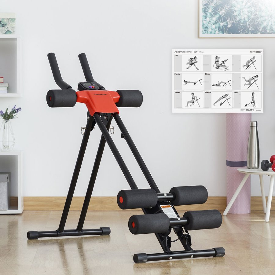 Folding Abdominal Machine med tr�ningsguide Plawer InnovaGoods #2
