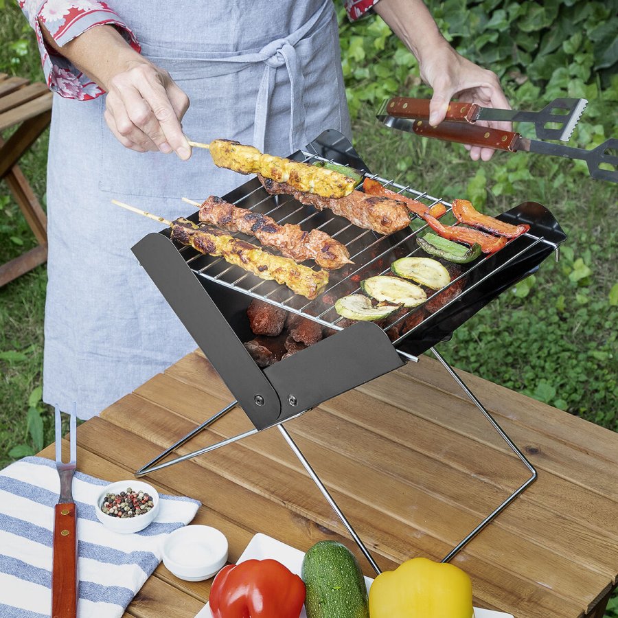 Mini Brbar Folding Charcoal Grill Foldecue InnovaGoods #1