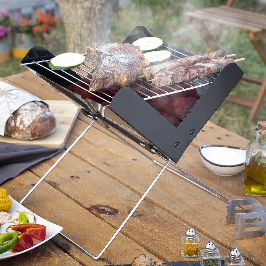 Mini Brbar Folding Charcoal Grill Foldecue InnovaGoods #9
