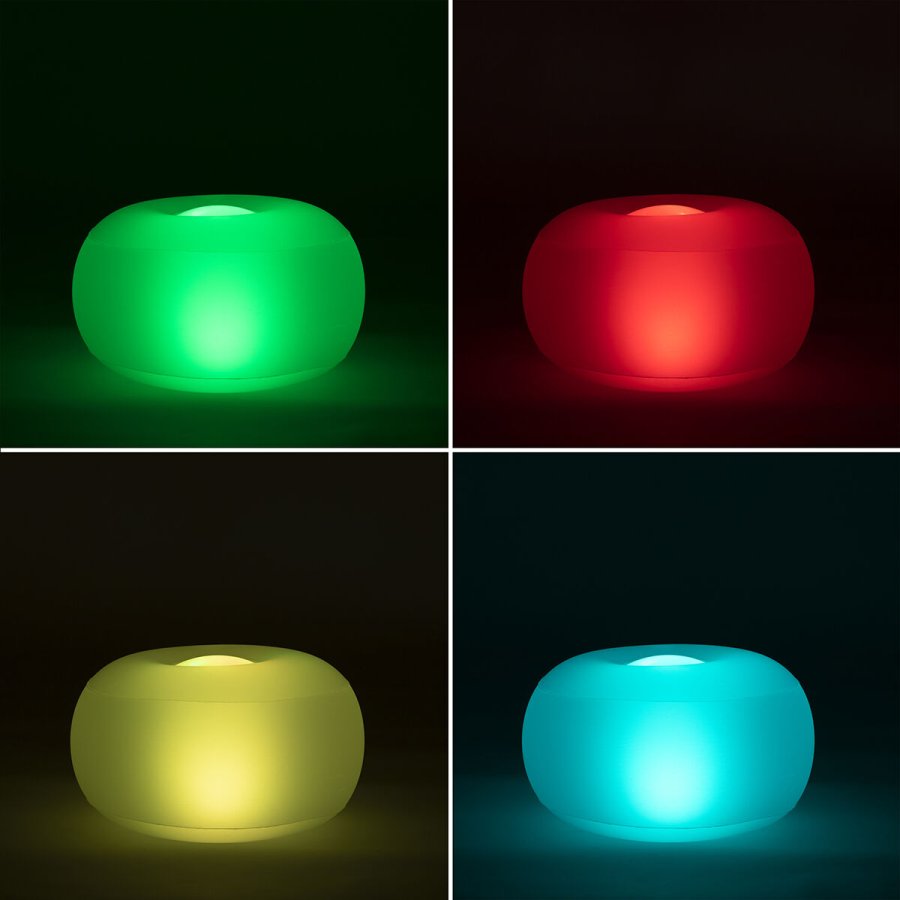 Oppusteligt sde med flerfarvet LED og fjernbetjening Pulight InnovaGoods #21