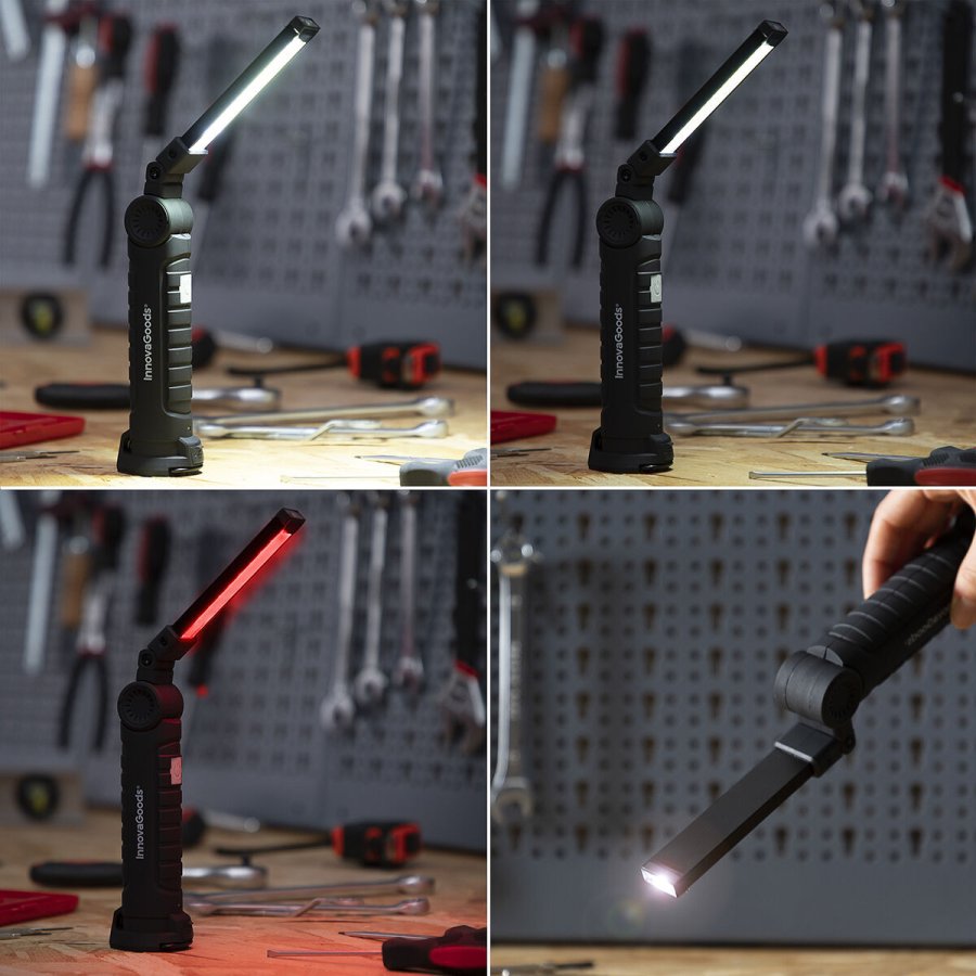 5-i-1 genopladelig magnetisk LED lommelygte InnovaGoods (Refurbished A) #7