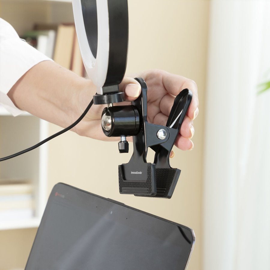 Selfie-ring med holderklemme Lumahoop InnovaGoods #3
