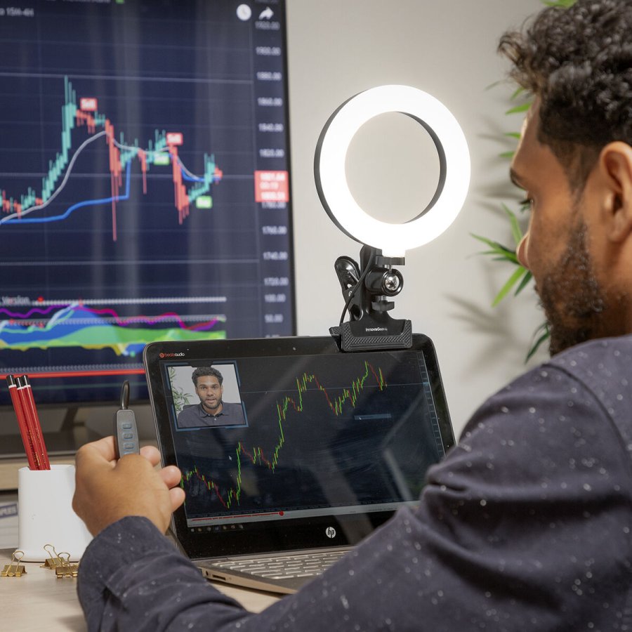 Selfie-ring med holderklemme Lumahoop InnovaGoods #4