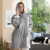 Oversized t�ppe med fleecefor og �rmer Swug InnovaGoods #1