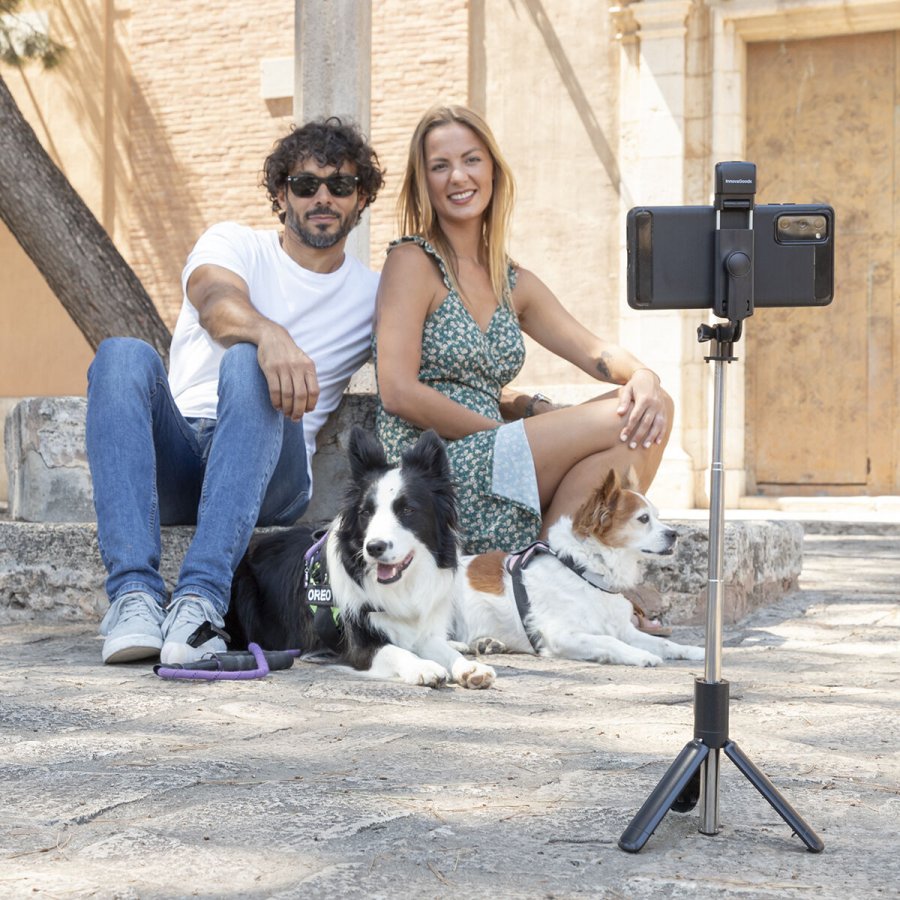 Fleksibelt stativ til mobiltelefon med LED og fjernbetjening Tridiex InnovaGoods #3