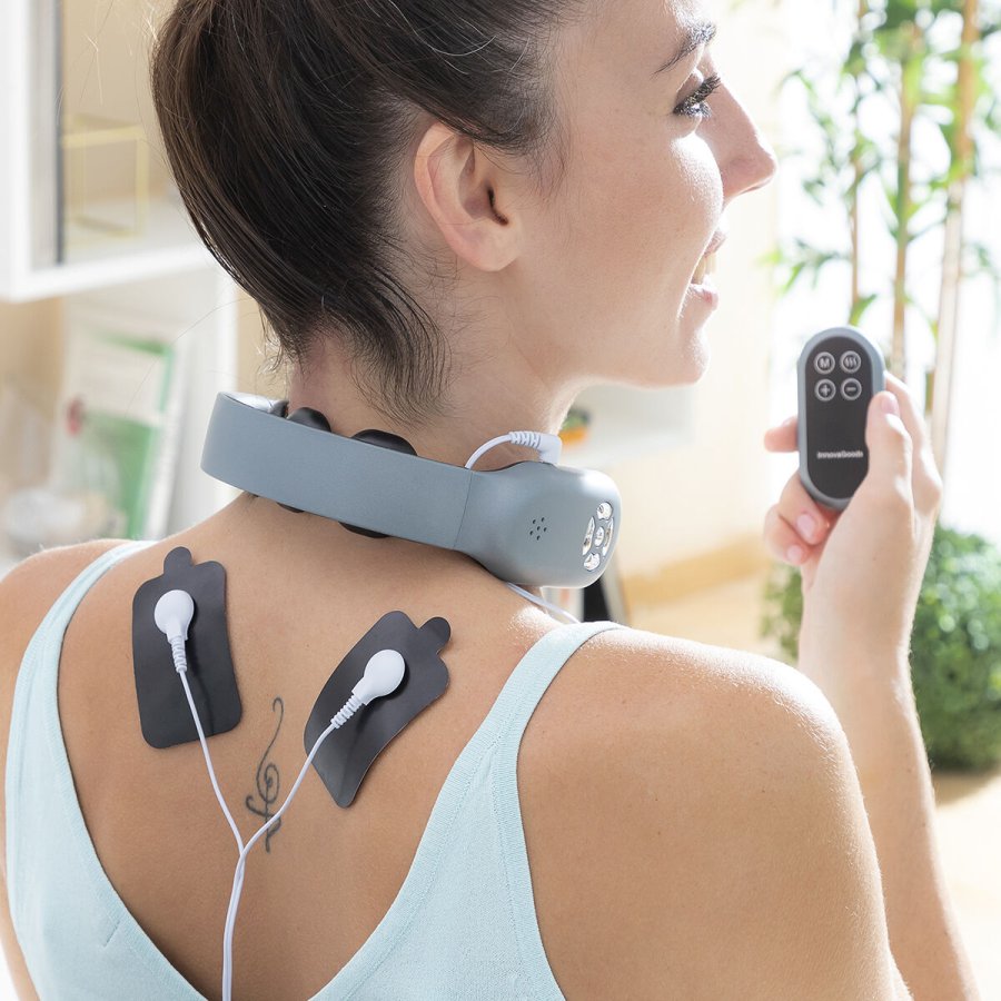 Genopladeligt massageapparat til nakken med fjernbetjening Nekival InnovaGoods #1