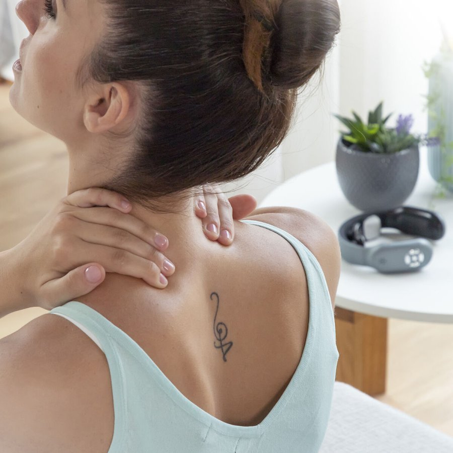 Genopladeligt massageapparat til nakken med fjernbetjening Nekival InnovaGoods #7