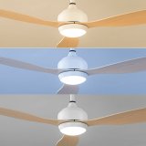 Loftsventilator med LED-lys og 3 ABS-vinger Wuled InnovaGoods Tr 36 W 52