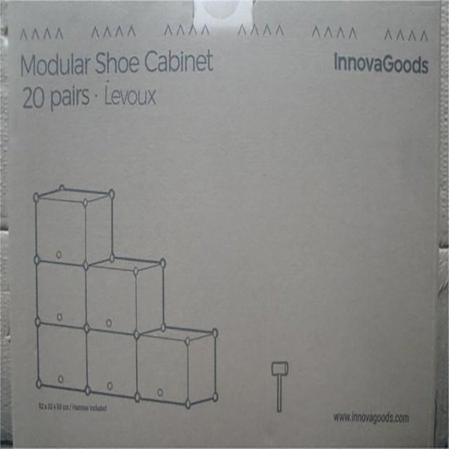 B�rbar, modul�r skoholder InnovaGoods Hvid #4