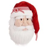 Dekorativ figur Julemanden Hoved Multifarvet #1