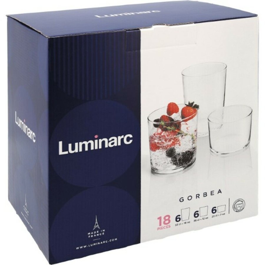 Glasst Luminarc Gorbea Gennemsigtig Glas 6 Dele (18 pcs) #4