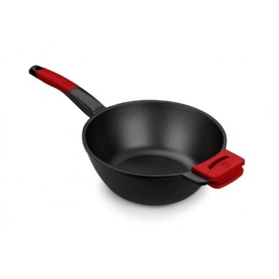 Wok Pande BRA A412028 Rd/Sort  28 cm Rustfrit stl (1 enheder) ( 28 cm) #1