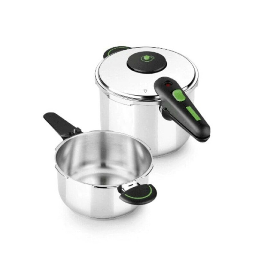 Ekspres-gryde Monix M911005 4 L + 6 L Rustfrit stl 6 L 2 Dele #1