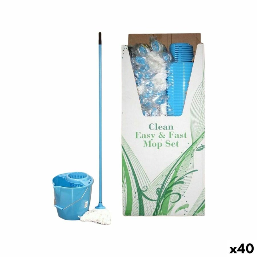 Spand og moppest La Mopperia Azul Bl (40 enheder) #1