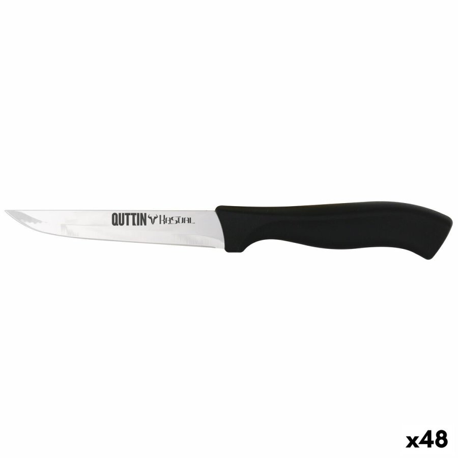 Kkkenkniv Quttin Kasual Sort Slvfarvet 22 x 2 x 1,5 cm MULTIFUNKTIONEL (48 enheder) #1