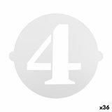 Kage skabelon Algon 25 cm Tal 4 (36 Enheder) #1