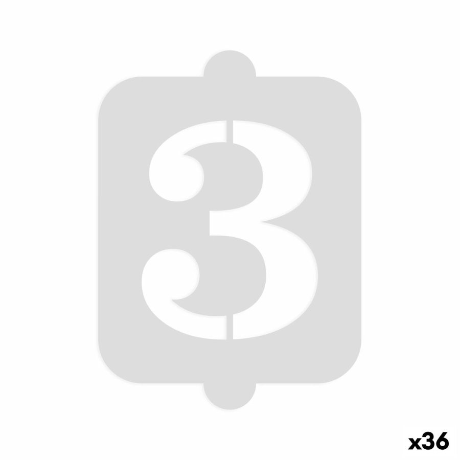 Kage skabelon Algon Tal 3 (36 Enheder) #1