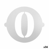 Kage skabelon Algon 25 cm Tal 0 (36 Enheder) #1