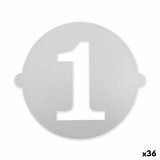 Kage skabelon Algon 25 cm Tal 1 (36 Enheder) #1