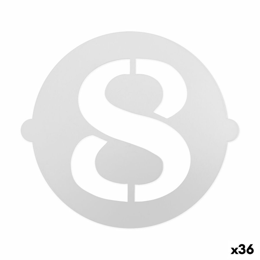 Kage skabelon Algon 25 cm Tal 8 (36 Enheder) #1
