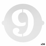 Kage skabelon Algon 25 cm Tal 9 (36 Enheder) #1